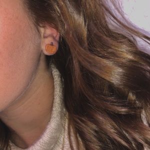 Handmade clay earrings